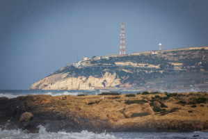 View of an IDF army base in Rosh Hanikra, at the border between Israel and Lebanon, on January 17, 2024 (Photo: Yossi Aloni/Flash90).