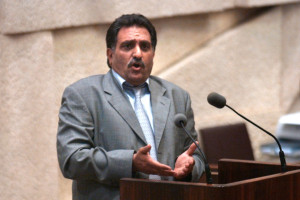 Israeli Arab Knesset member Azmi Bishara, June 6 2005 (Photo: Flash90)