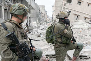 Troops of the 98th Division during their offensive in western Khan Younis, march 4 2024 (Photo: IDF).