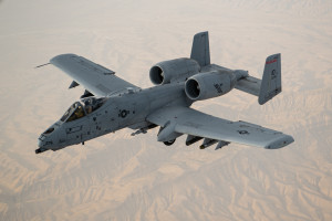 A U.S. Air Force A-10 Thunderbolt II  flies over the U.S. Central Command area, June 29, 2025 Photo: (U.S. Air Force by Staff Sgt. Justin Parsons)