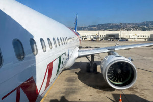A Lebanese Middle East Airlines (MEA) plane is parked at the tarmac of Beirut international airport, in Beirut, Lebanon, September 19, 2021 (Photo: REUTERS/Imad Creidi).
