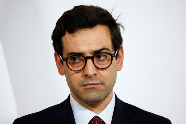 French Foreign and European Affairs Minister Stéphane Séjourné, at the Quai d'Orsay in Paris, France, April 15, 2024 (Photo: REUTERS/Sarah Meyssonnier).