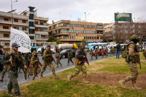 Organized Today, December 27, 2024, A Military Parade For The Fighters Of The Military Operations Administration In Abbasid Square, In The Heart Of The Capital, Damascus.(Photo by Rami Alsayed/NurPhoto)