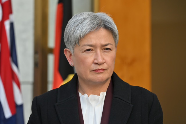 Minister for Foreign Affairs Penny Wong at a press conference at Parliament House in Canberra, Monday, August 11, 2025. (Photo: via Reuters)