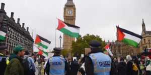 Protest In Support Of Pro-Palestine Healthcare Workers Facing Suspension Over Social Media Posts
Wednesday, October 15th, 2025. Photo: Reuters Connect by Vuk Valcic