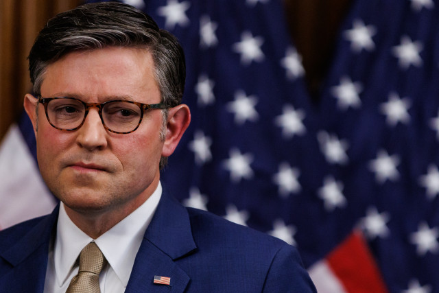 Speaker of the House Mike Johnson (R-LA) speaks during a press conference in the Rayburn Room of the U.S. Capitol building on November 3, 2025 in Washington, D.C Photo: Reuters connect by Samuel Corum