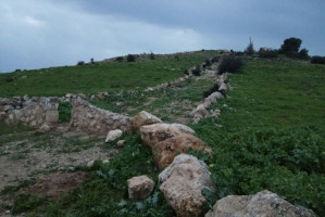 View of the ancient Gath (Tell Es-Safi) in Israel. The hometown of Goliath, February 21 2018 (Photo: Aaron Goel-Angot)