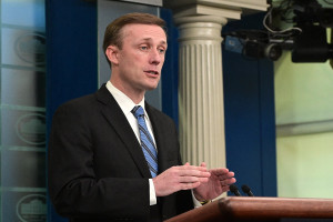 United States National Security Advisor Jake Sullivan speaks to the media in Washington, DC on Tuesday, September 20, 2022 (Credit photo: Ron Sachs / Pool via CNP/ REUTERS).