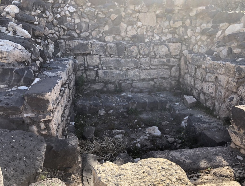 The 1st century A.D Synagogue's room (Photo: Greg Bastin)