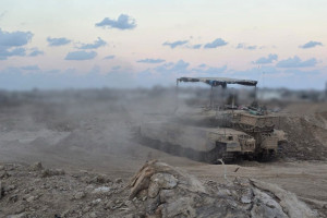 The combat team forces of the Yiftach (11th) and 188th Brigades, under the command of the 252nd Division, operating in the northern Gaza Strip east of the Yellow Line, in accordance with the ceasefire agreement and the directives of the political echelon. November 5, 2025 Photo: IDF