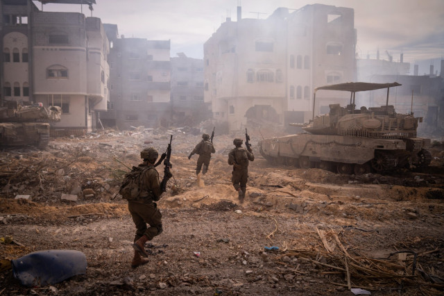 IDF troops operating in northern Gaza Strip, 30/12/2024. Photo: IDF