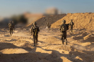 Activity of the IDF 7th Brigade in the Northern Gaza Strip, July 13 2025. Photo: IDF