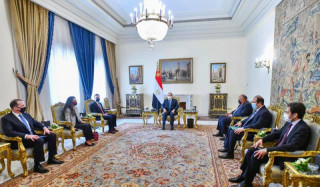 Egypt’s president Abdel Fattah el Sisi holds talks with President Joe Biden’s national security adviser Jake Sullivan in Cairo, Sept. 29, 2021. (Photo: Egyptian presidency)
