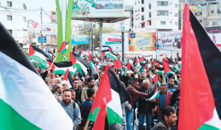 Pro-Palestinian protest in Amman, Jordan, May 17, 2021 (Photo: Facebook)