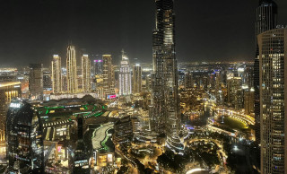 Abu Dhabi at night - January 15, 2023 (Photo: AIN Staff)