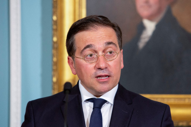 Spanish Foreign Minister Jose Manuel Albares makes a statement during a press conference at the State Department in Washington, U.S., May 10, 2024. (Photo: REUTERS/Kaylee Greenlee Beal/File Photo)