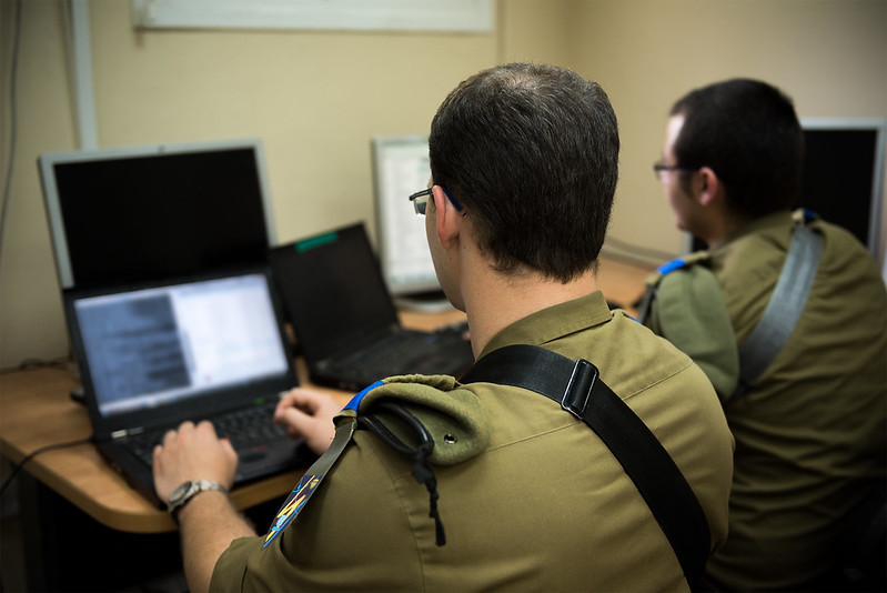 Illustrative - IDF cyber cadet (Photo: IDF/Flickr)