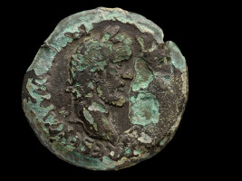 Portrait of the Roman Emperor Antoninus Pius. Photo: Dafna Gazit, Israel Antiquities Authority