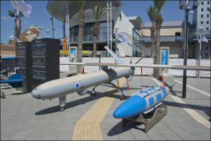 Illustrative - Israeli Hermes 450 drone (Photo: Zachi Evenor/Flickr)