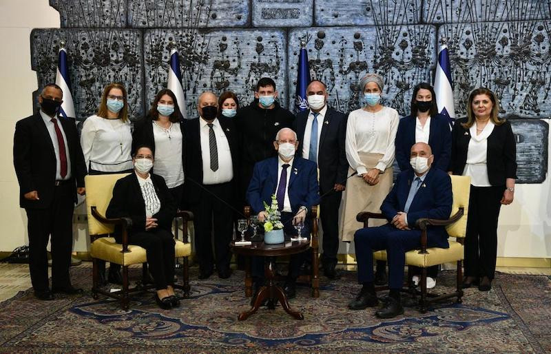 Ahead of Memorial Day, President Rivlin met with bereaved families and heard their stories (Photo: Haim Zach/GPO)