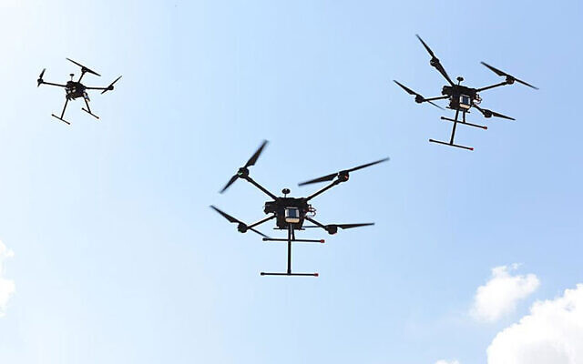 Israeli military drones (Photo: Israel Defense Forces)