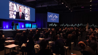 Israeli President Isaac Herzog addresses Malmö International Holocaust Remembrance Forum, Oct. 13, 2021 (Photo: Shahar Azran)