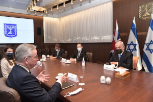 PM Netanyahu Meets with UK Cabinet Minister Michael Gove (Photo: Koby Gideon/GPO)