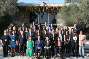President Isaac Herzog and the Environmental Protection Ministry host the Israeli delegation to Glasgow COP26 (Photo: Amos Ben Gershom/GPO)