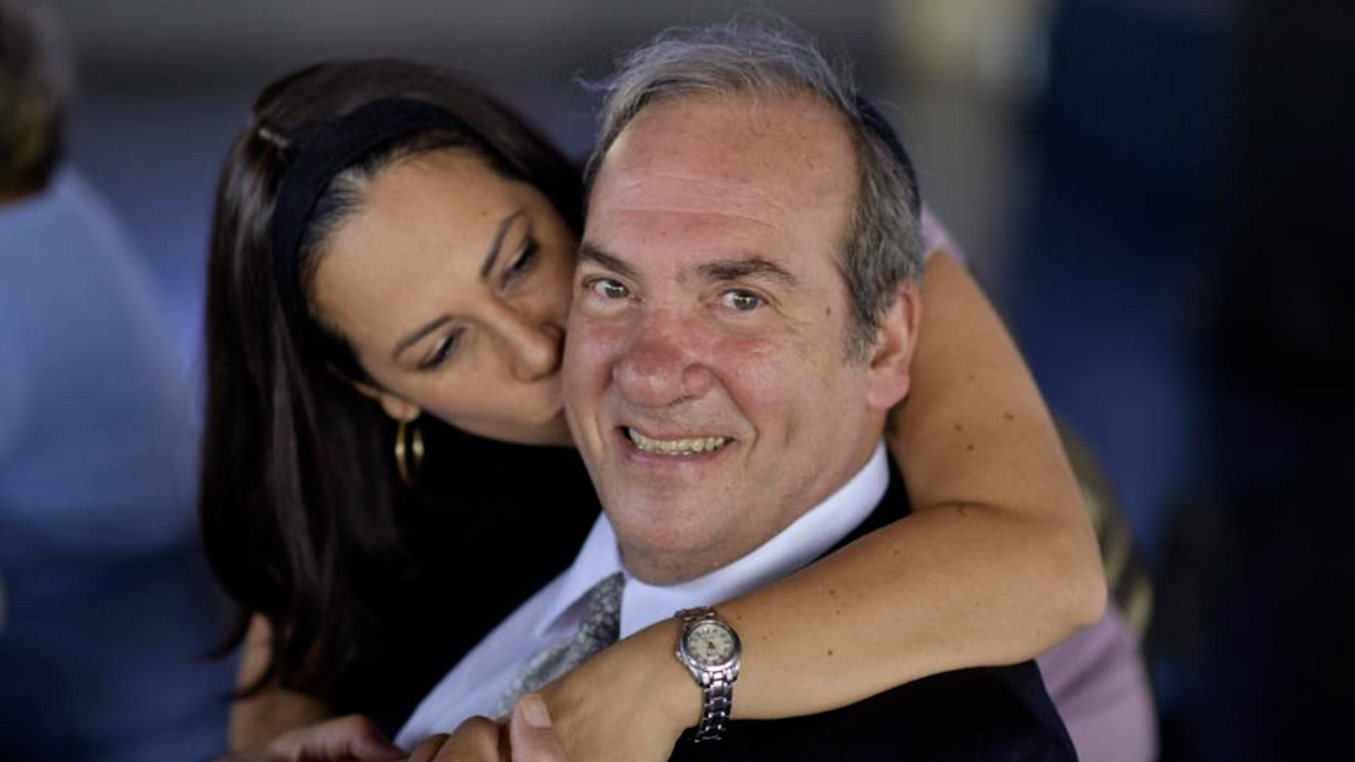 Yael with her father Rabbi Yechiel Eckstein (Photo courtesy of the family)