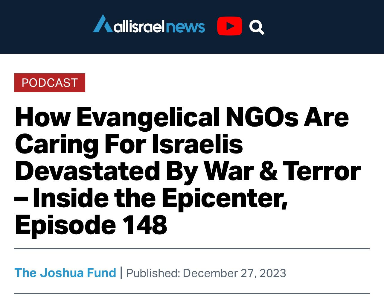 From within the article:
https://allisrael.com/the-joshua-fund-s-podcast-inside-the-epicenter-passes-14-million-views-and-downloads-why-are-so-many-interested-in-how-evangelicals-view-the-rapidly-changing-middle-east