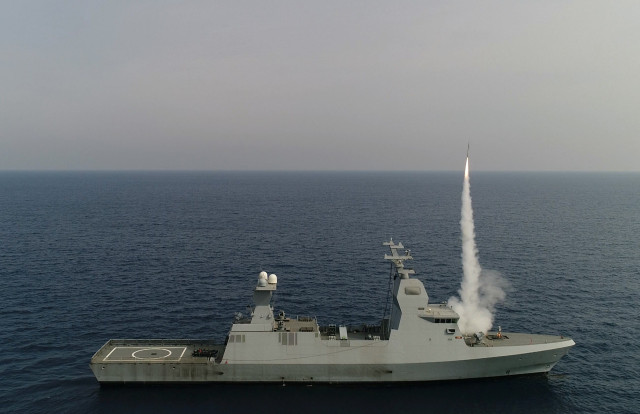 Israel successfully performs the first ‘C-Dome’ interception from a navy ship (Photo: Israeli Ministry of Defense)