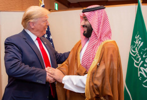 Then-U.S. President Donald Trump and Saudi Crown Prince Mohammed bin Salman, Jun. 29, 2019 (Photo: CIC Saudi Arabia/Twitter)