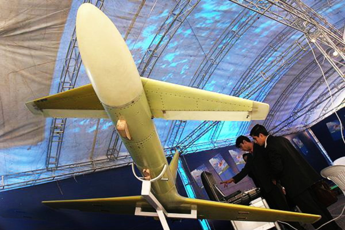 Iranian Ababil UAV, October 17 2006 (Photo: Wikimedia, origin: Javad Moghimi / Fars News).