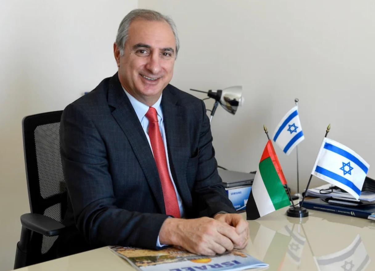 Eitan Na’eh in his office. Photo credit: Israeli Ministry of Foreign Affairs