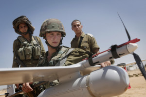 Israeli soldiers of the IDF Sky Rider unit at the Tze'elim army base. Photo by Miriam Alster/FLASH90
