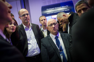 Former National Security Council head Yaakov Nagel at the Cybertech Israel Conference and Exhibition in Tel Aviv, on January 26, 2016. Photo by Miriam Alster/FLASH90.