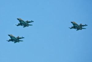 Illustration of the F-16 Israeli Air Force planes. May 9, 2019. Photo by Moshe Shai/FLASH90