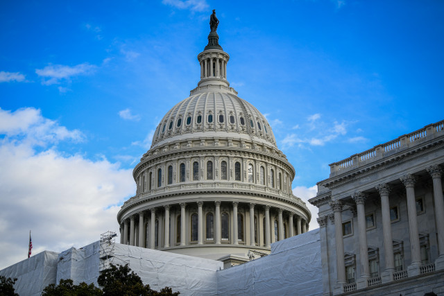View of the House of Representatives in Washington DC, on January 5, 2023. Photo by Arie Leib Abrams/Flash90