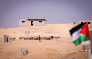 The village of Khashem Al-Karm , south of Yatta, in the West Bank on January 25, 2023. Photo by Wisam Hashlamoun/Flash90