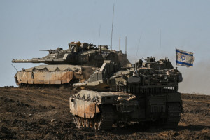 IDF Merkava Tanks, on April 1, 2024 (Photo: Michael Giladi/ Flash90).