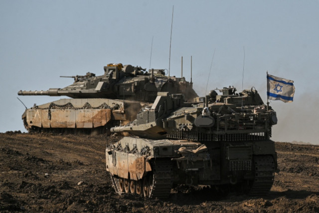 IDF Merkava Tanks, on April 1, 2024 (Photo: Michael Giladi/ Flash90).