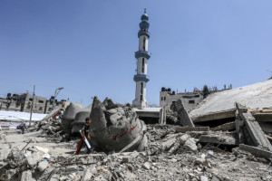 Rafah, in the southern Gaza Strip, on April 12, 2024 (Photo: Abed Rahim Khatib/Flash90).