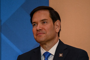 U.S. Secretary of State Marco Rubio attends the International Women of Courage Awards at the State Department in Washington, D.C., on April 1, 2025. Photo by Liri Agami/Flash90