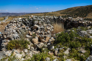 View of an archaeological site where archaeologists claim to be the "Altar of Joshua bin Nun", in Mount Ebal, West Bank, June 2, 2025. Photo by Nasser Ishtayeh/Flash90