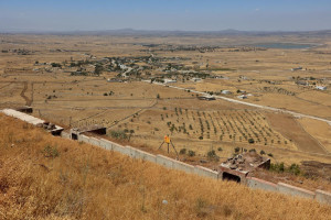 The Israeli border with Syria, as seen from the Golan Heights. July 03, 2025. Photo by Oren Cohen/FLASH90