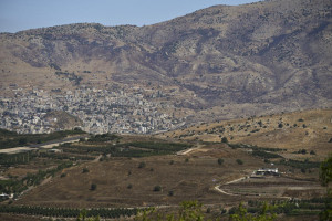 View of the Israeli border with Syria, in the Golan Heights, on August 1, 2025. Photo by Michael Giladi/Flash90