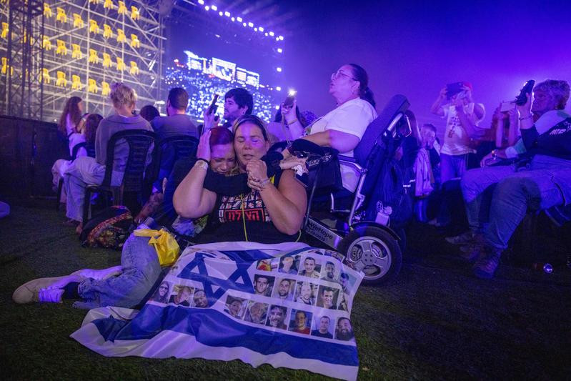 The Civilian October 7 memorial ceremony at Hayarkon Park in Tel Aviv, marking two years since the October 7 massacre, October 7, 2025. Photo by Miriam Alster/Flash90

The Civilian October 7 memorial ceremony at Hayarkon Park in Tel Aviv, marking two years since the October 7 massacre, October 7, 2025. Photo by Miriam Alster/Flash90