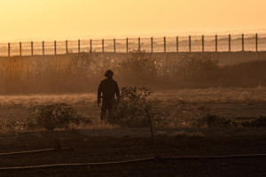 Israeli soldiers seen near the Israeli border with the Gaza Strip, November 23, 2025. Photo by Tsafrir Abayov/Flash90