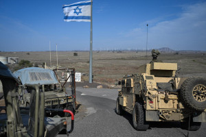 IDF reserve soldiers take part in a surprise military drill in northern Israel along the border with Lebanon and Syria, Golan Heights, November 24, 2025. Photo by Michael Giladi/Flash90