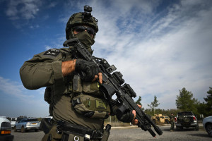 IDF reserve soldiers take part in a surprise military drill in northern Israel along the border with Lebanon and Syria, a day after Hezbollah's chief of staff, Haytham Ali Tabatabai's assassination, Golan Heights, November 24, 2025. Photo by Michael Giladi/Flash90